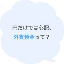円だけでは心配、外貨預金って?